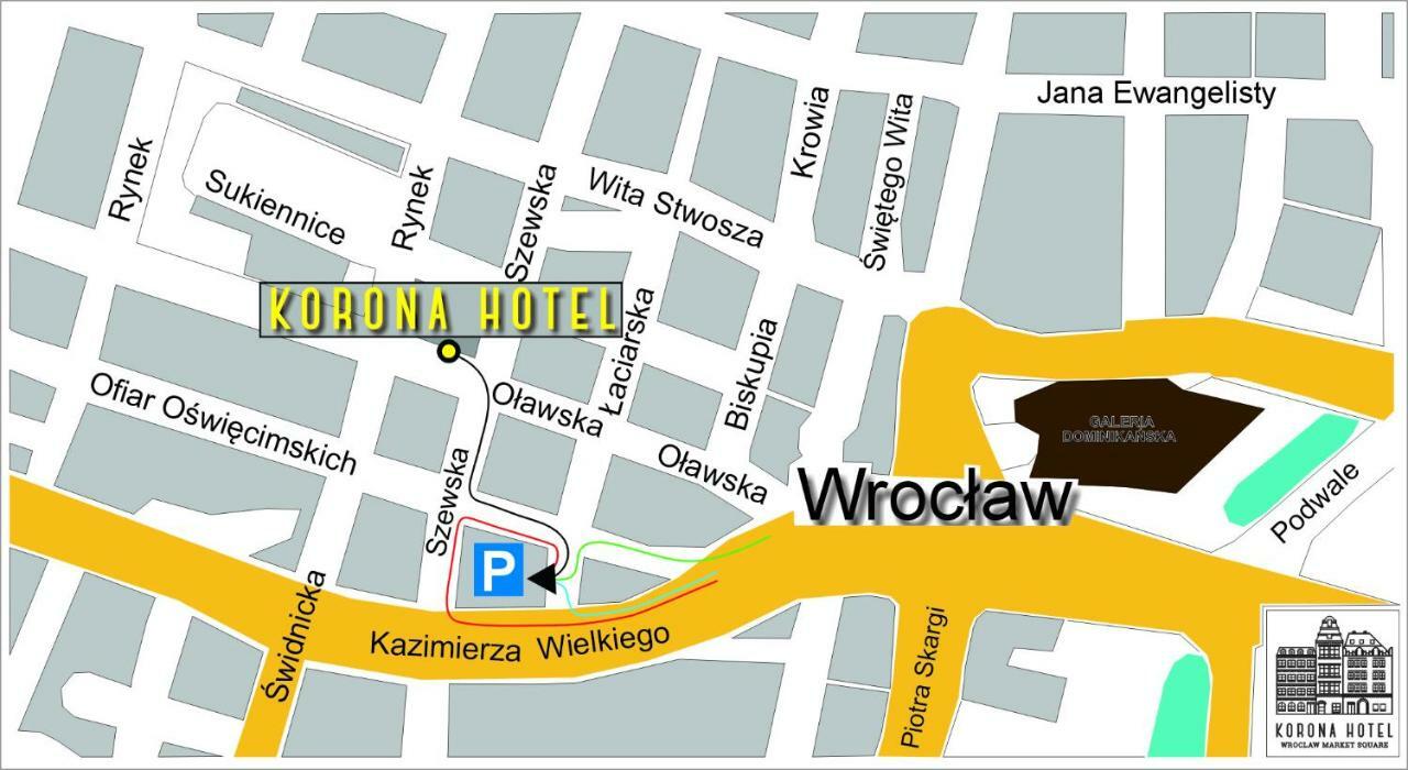 Korona Gold - Korona Hotel Wrocław Eksteriør billede